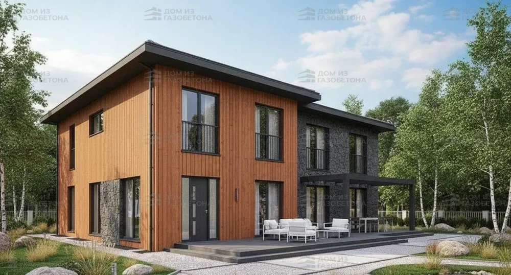 Проект Двухэтажный дом 13 на 20, 348 м2