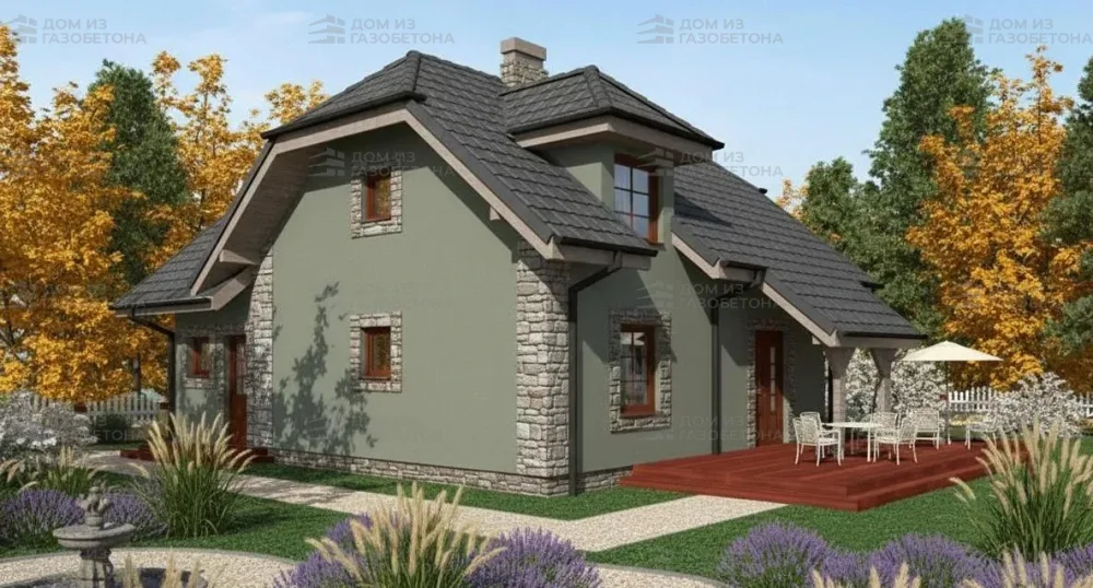 Проект Двухэтажный дом 11 на 9, 140 м2