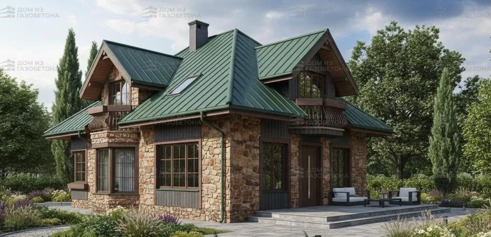 Проект Двухэтажный дом 12 на 16, 207 м2