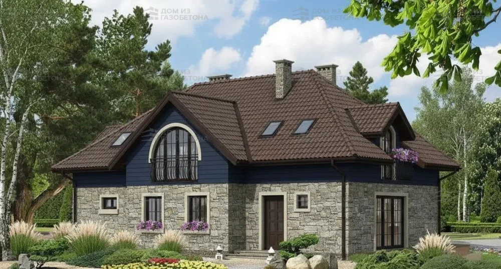 Проект Двухэтажный дом 17 на 10, 212 м2