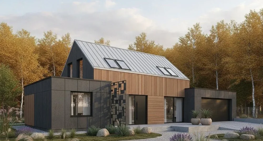 Проект Двухэтажный дом 15 на 9, 136 м2